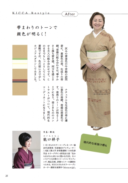 笹島寿美さんの、あの骨格着付け、新たな解説で連載開始しました