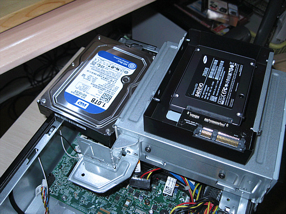 デスクトップPCのHDDをSSDに交換－その2 | 鼠狸庵閑話(そりゃあかんわ）