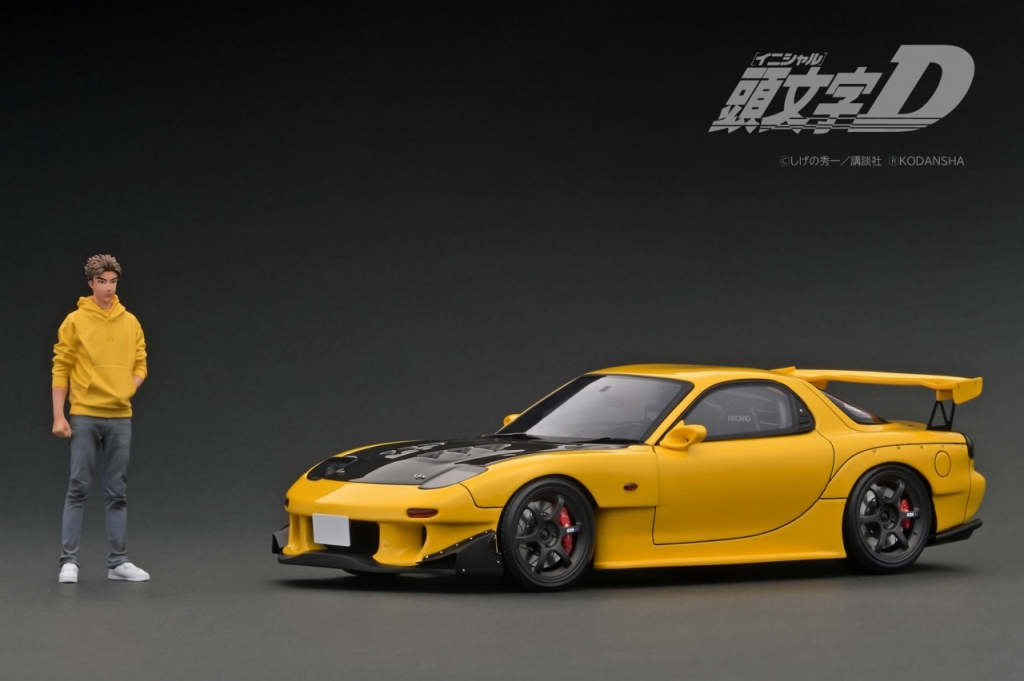 1/18「高橋啓介」フィギュア付：頭文字D「RX-7 (FD3S) 最終戦仕様