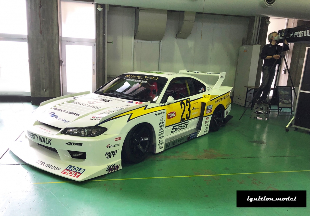 新作公開！ 1/18スケール「LB-Super Silhouette S15 SILVIA」カラー