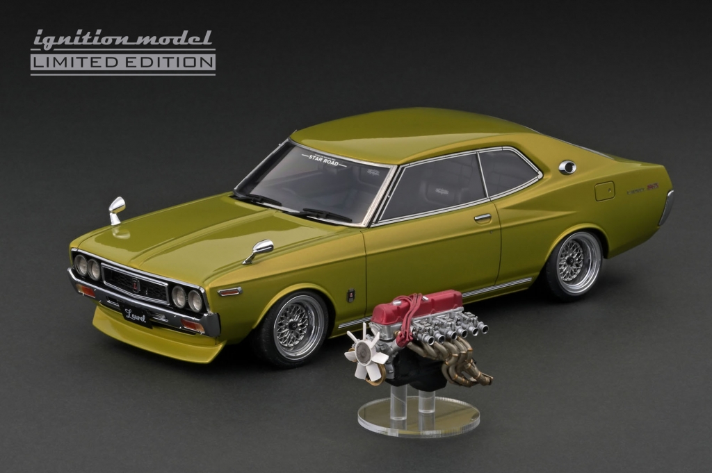 予告：1/18 エンジン付 WEB限定モデル「後期型 ローレル (C130)」10/23