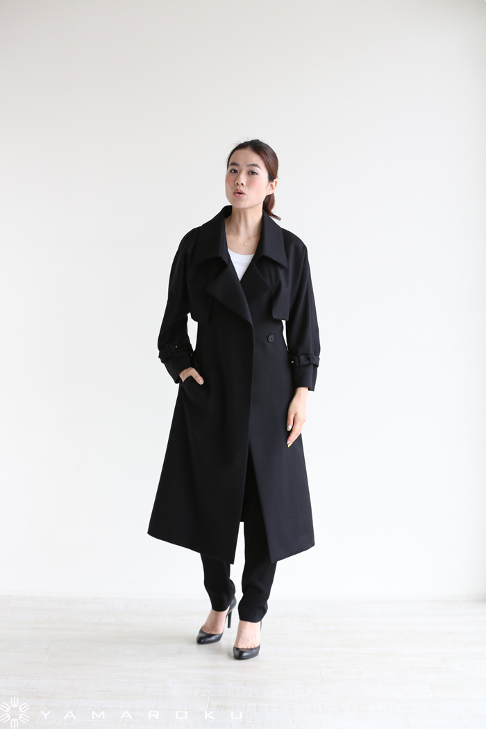 Mame Kurogouchi(マメ) Fine Wool Trench Coat ウールトレンチコート