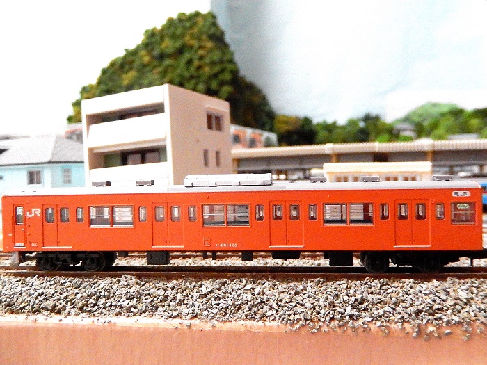 Nゲージ鉄道模型】鉄コレ 201系中央線H7最終編成入線とドナドナされる