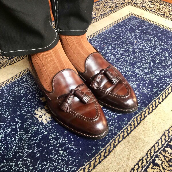 ALDEN 563 タッセルローファー コードバン お買い上げ頂きました【店頭