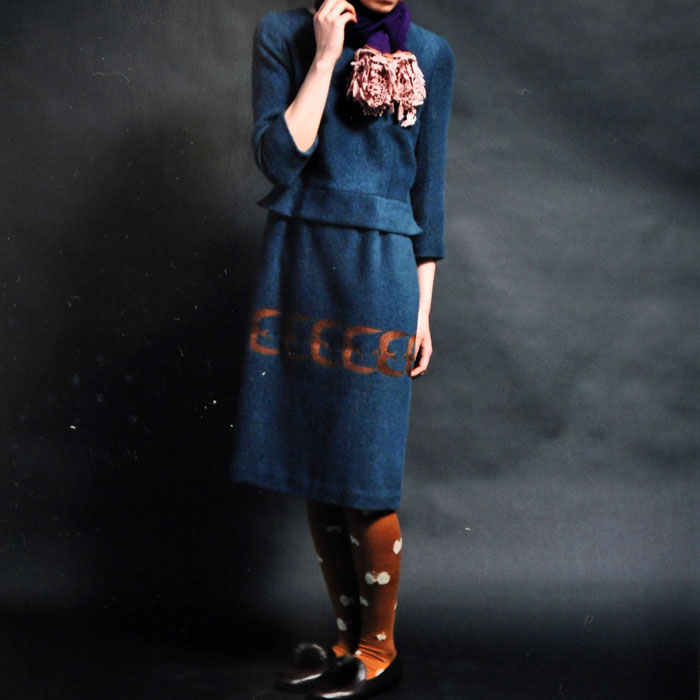 ミナペルホネン go! ワンピース blue | Lin total fashion place blog