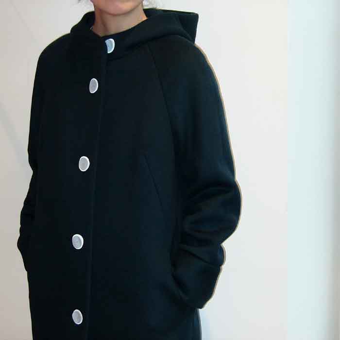 mina perhonen pianissimo hooded coat green | Lin total fashion