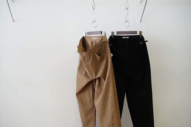 AURALEE(オーラリー)の新作、Finx Hard Twist Gabardine Pantsのご紹介