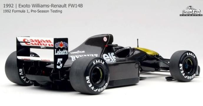 カスタム品 1/18 Quartzo ウィリアムズ ルノー FW14B