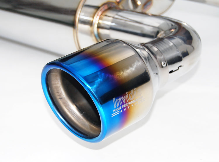 Invidia 02-08 Nissan 350Z Gemini Rolled Titanium tip Cat-back