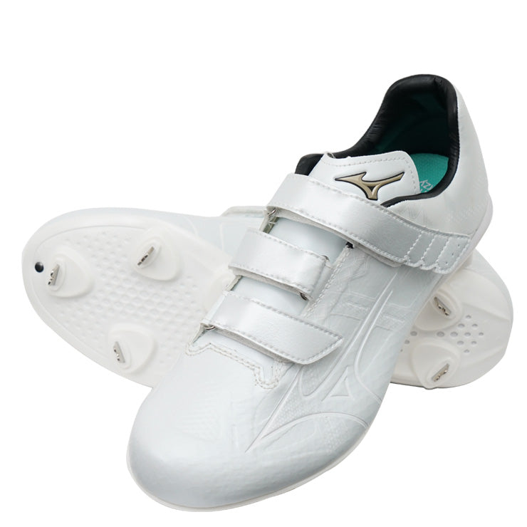 2024モデル】ミズノ 野球 白スパイク ライトレボエリート2 ワイド BLT