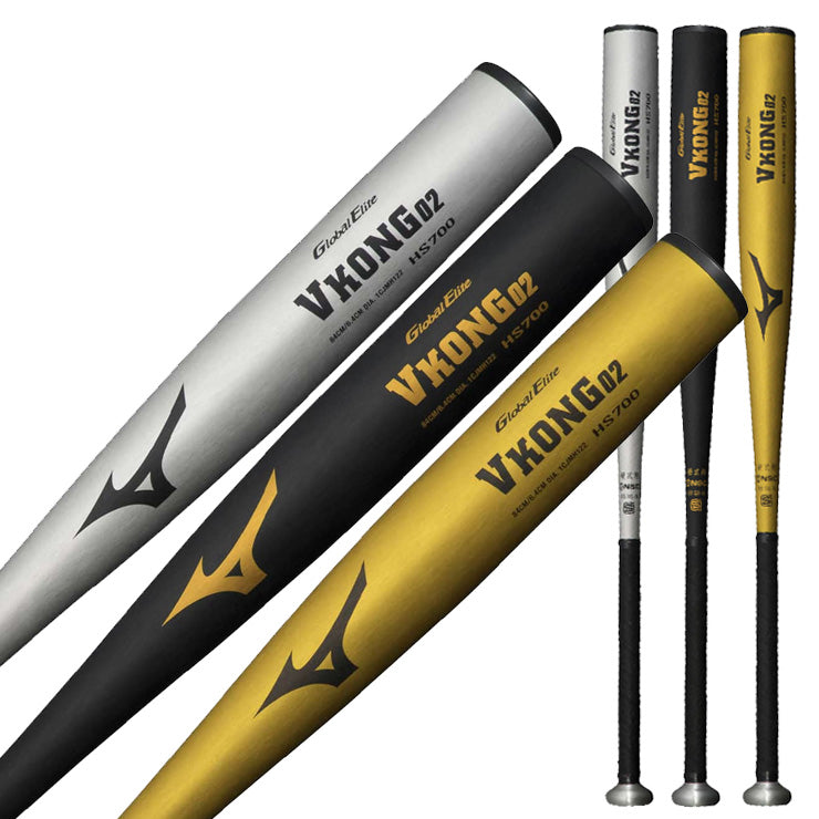 2024新基準対応】ミズノ 硬式 金属バット Vコング02 グローバル
