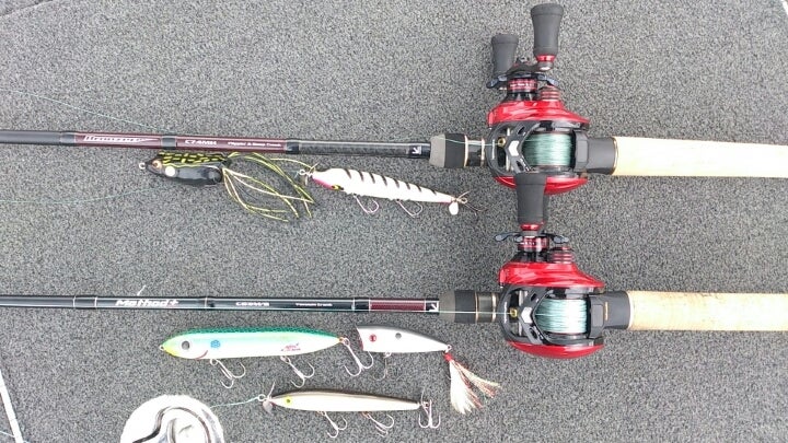 僕のトップウォータータックル | 市川哲也の釣りのお話