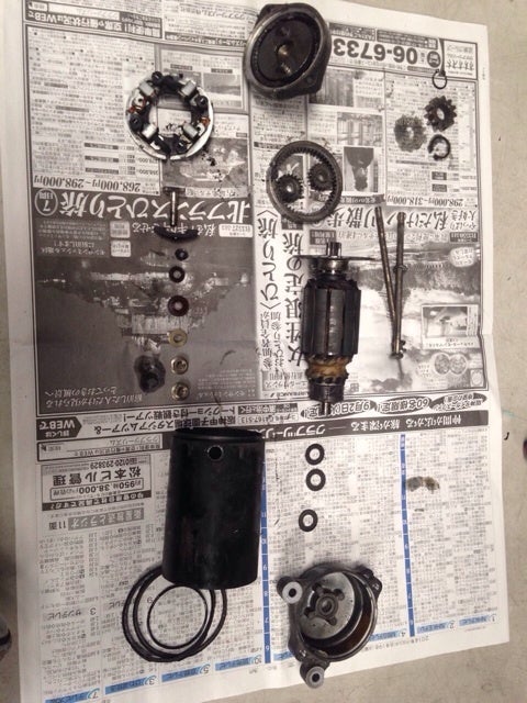 XJ400 セルモーター | テクニカルサービス本多のほんで・ほんで