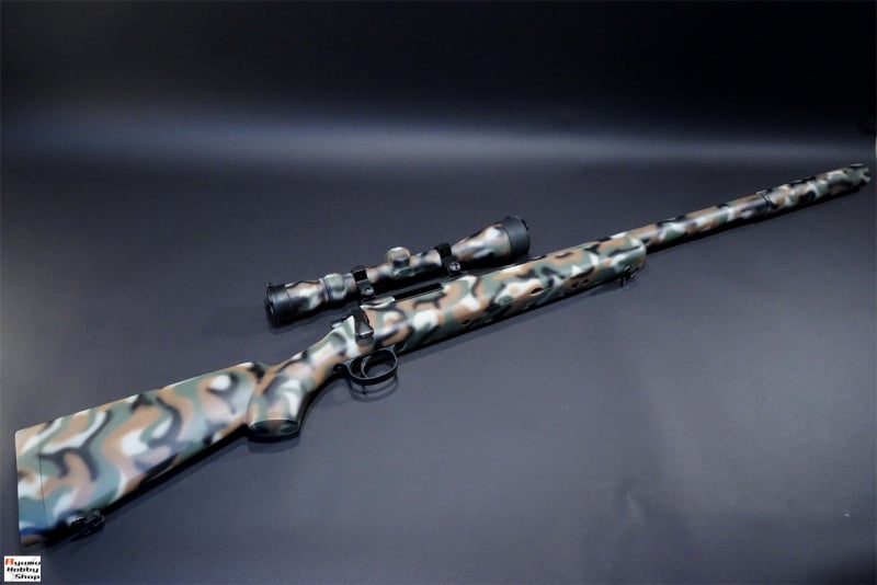 塗装】1 東京マルイ VSR-10 プロスナイパーGスペック(迷彩塗装)+
