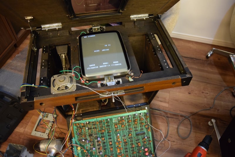 Jatre Specter テーブル筐体のレストア その4 | Arcade Cabinet