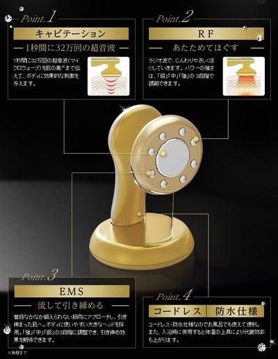 エステアップキャビ』キャビテーション・EMS・RF 最新のエステメニュー