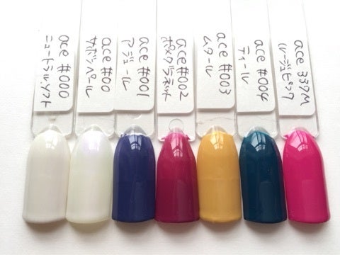 カラーチャート＊エース×T-GEL | ばにーのネイル楽しいぞブログ