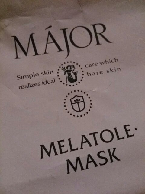 ☆今日のシートマスク マジョール メラトルマスク☆ | three 3 sisters