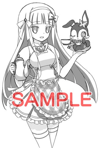 八尋裕子先生描き下ろし「レディジュエルペットリリアン（まほうの