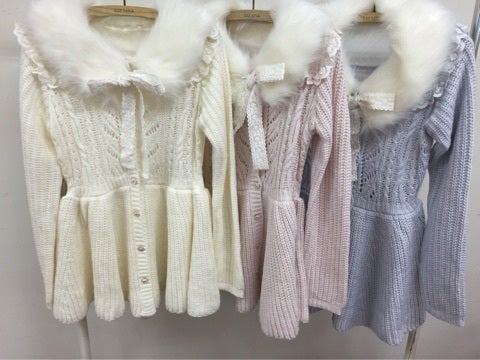 新作先取り☆ファー付きペプラムカーディガン | LIZ LISA-officialblog