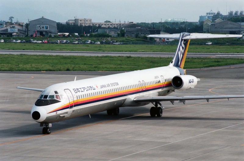 私の飛行機アーカイブズ JAS DC-9-81/MD-81 | 3moon7riverのブログ