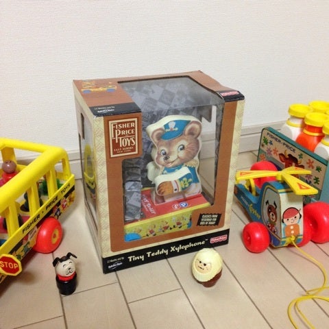 タイニーテディ 復刻版 (フィッシャープライス) トイ・ストーリー3実在