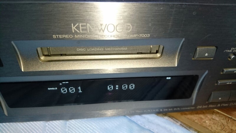 KENWOOD K'sのMDデッキDMF-7003ジャンクの修理 | K'S MY FAVORITE
