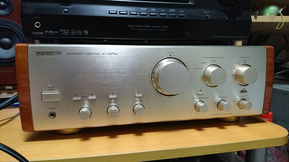 我が家のメインアンプ、サンスイAU-α607MRが壊れました。。。 | K'S MY