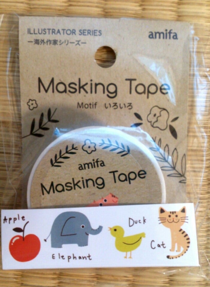 Amifa】マスキングテープ 海外作家シリーズ 6種のうち5種 | My