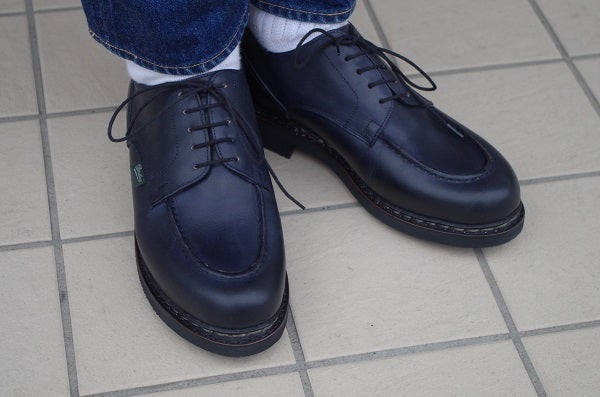 パラブーツ シャンボード ネイビー 8ハーフ ジャンク パラブーツ