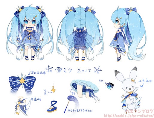 2017年の雪ミクさん公開♡「ねんどろいど 雪ミク Twinkle Snow Ver