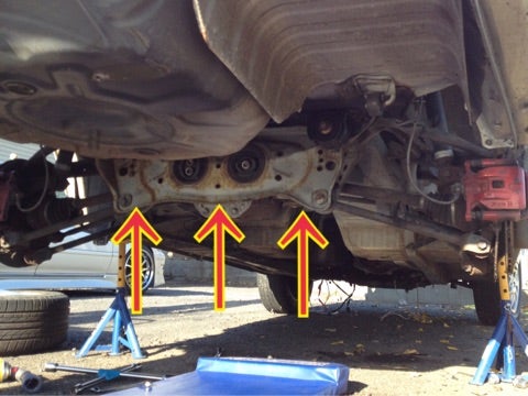 MARKⅡ リアメンバー交換 ！ | Black Impulse (黒隼と黄蕪、ときどき黒狸)