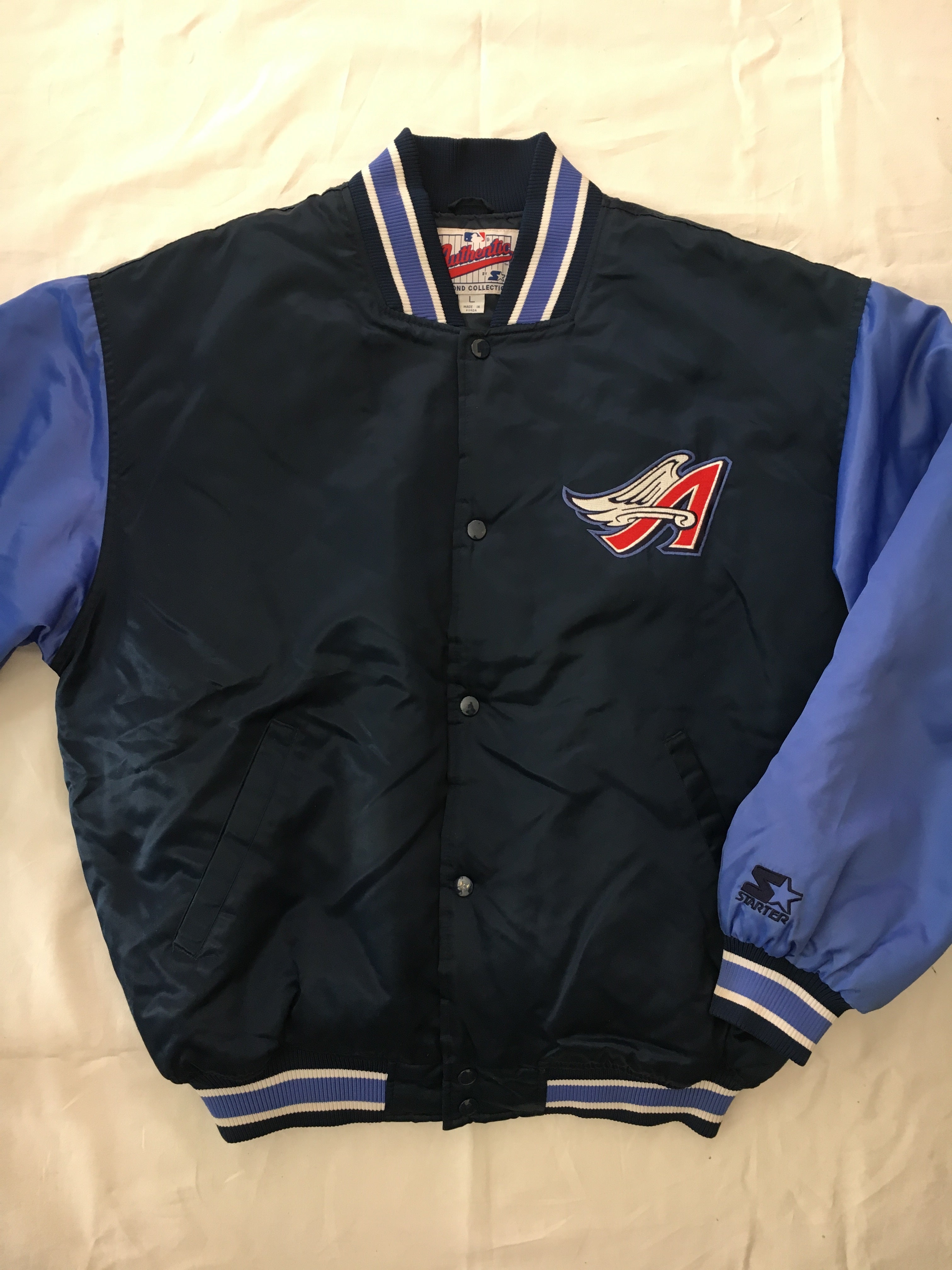 ロサンゼルス(アナハイム)エンゼルス「MLBサテンジャケット
