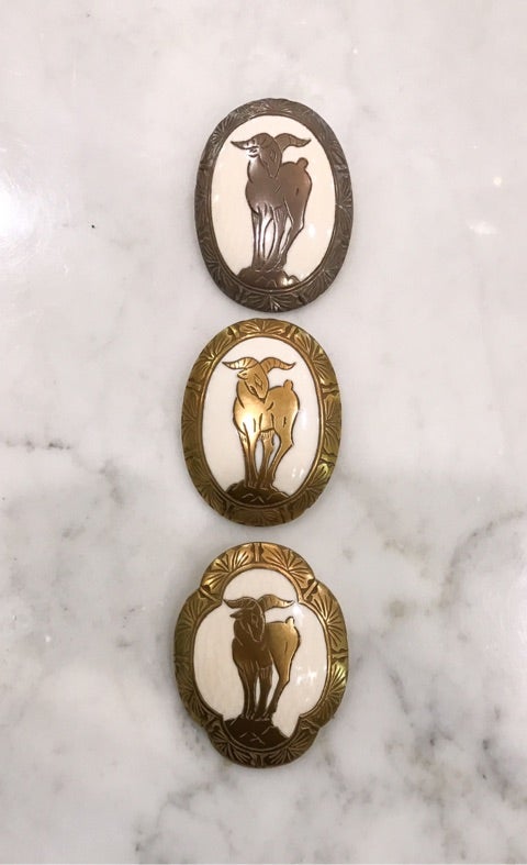 山羊のブローチ！！！ | 10年以上も飽きないアクセサリー in 銀座ブログ