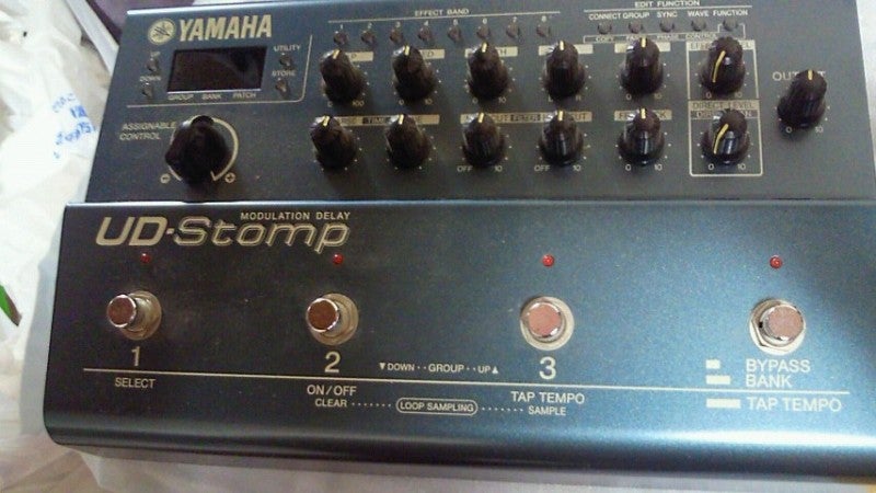 希少価値になると分かる現役から珍品」 YAMAHA UD-STOMP (Delay