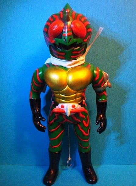 ☆仮面ライダーアマゾン 当時もの マスダヤ（増田屋）トーキングソフビ