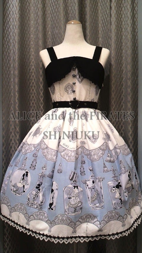 アリスのティアボトル柄ハートベルトジャンパースカート | ALICE and