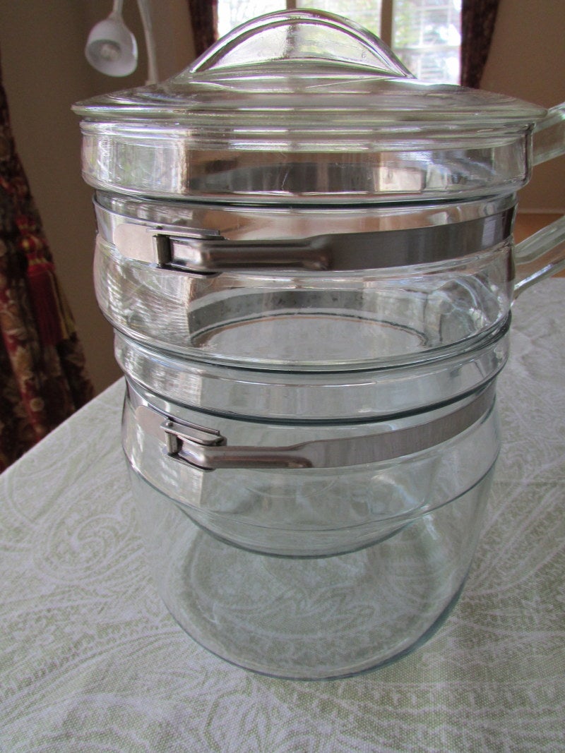 オールドパイレックス☆ダブルボイラーが・・・？！ | Milkglass と