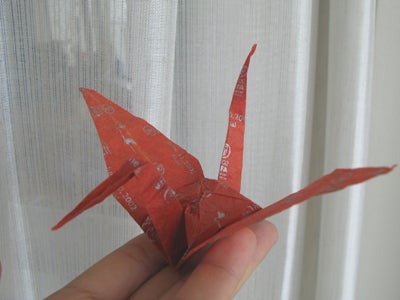 2002日韓ワールドカップ決勝戦の折鶴 | 白樺クラフトを楽しむ暮らし