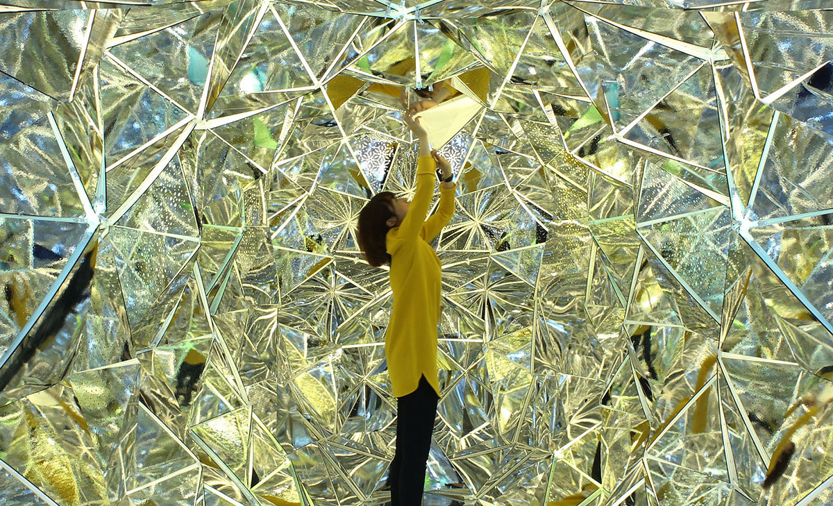 This Human-Sized Kaleidoscope Is Trippier Than A House Of Mirrors