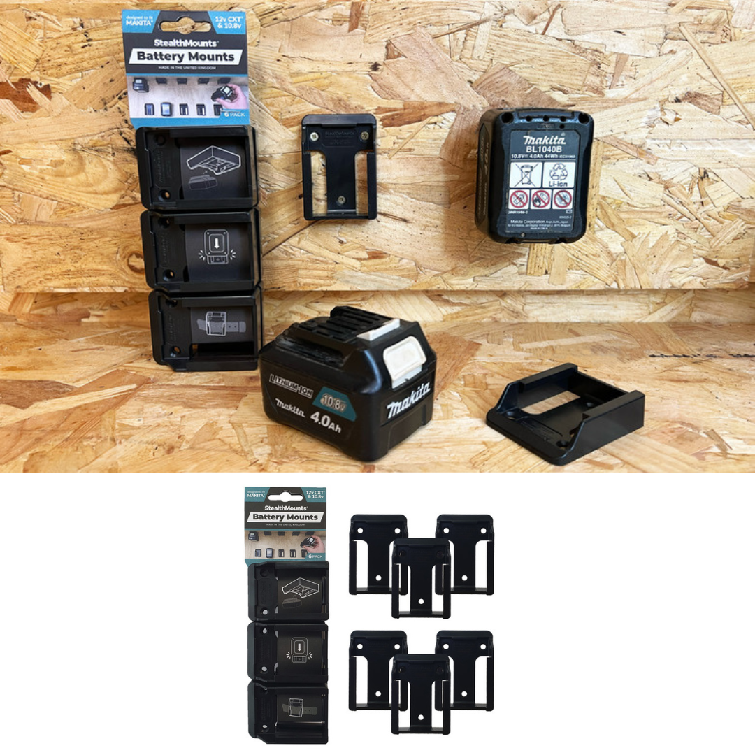 Makita-マキタ- 12V .8V バッテリーマウント (6 Pack) – StealthMounts