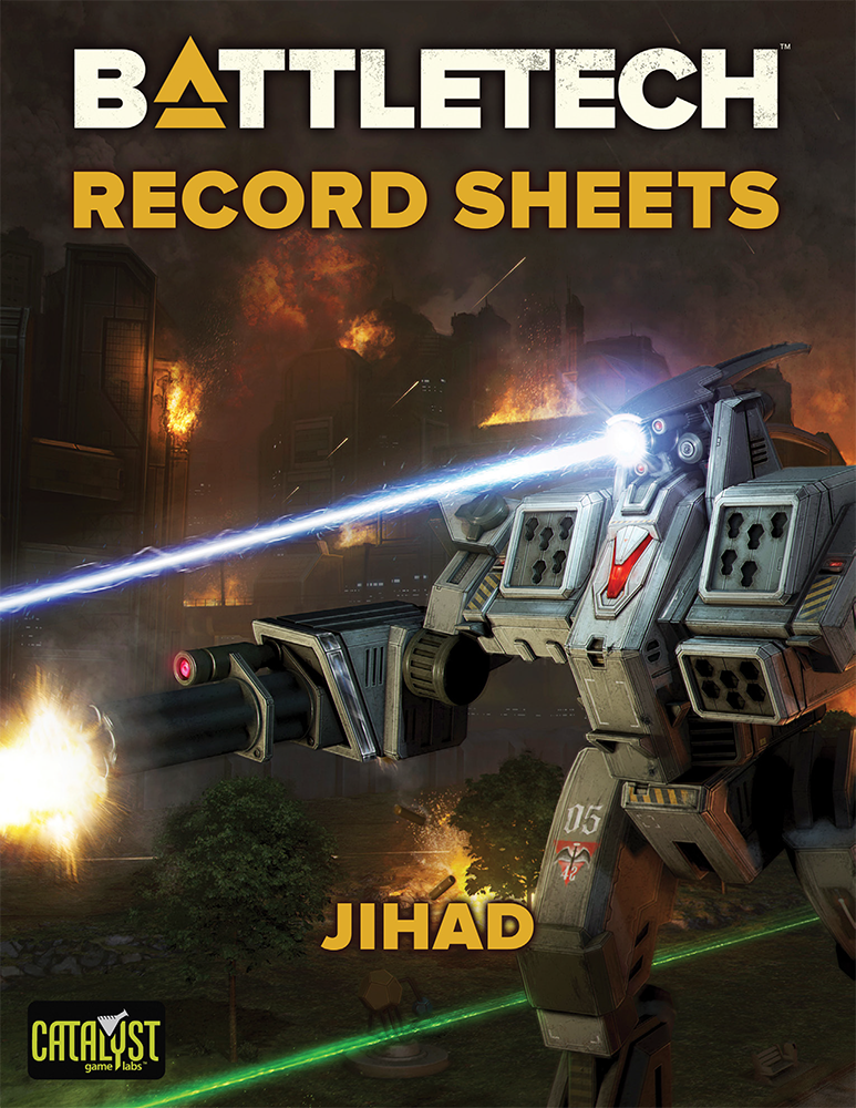 BattleTech: Record Sheets: Jihad – Catalyst Game Labs Store