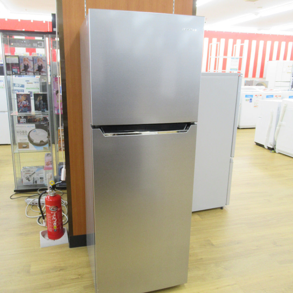 Hisence ハイセンス 冷蔵庫 2ドア 227L シルバー 直冷式 右開き