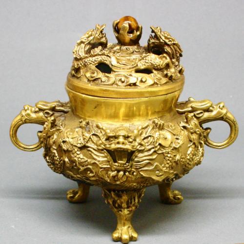 九龍香炉(小)|風水アイテム – 風水改運中心