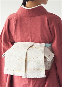 半幅帯 米沢織 かざみ・雪明かり（お取り寄せ品） | 帯 | やまと