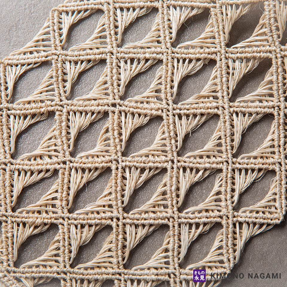 誉田屋源兵衛 芭蕉角繁半幅帯 – きもの永見公式通販 | オンラインショップ