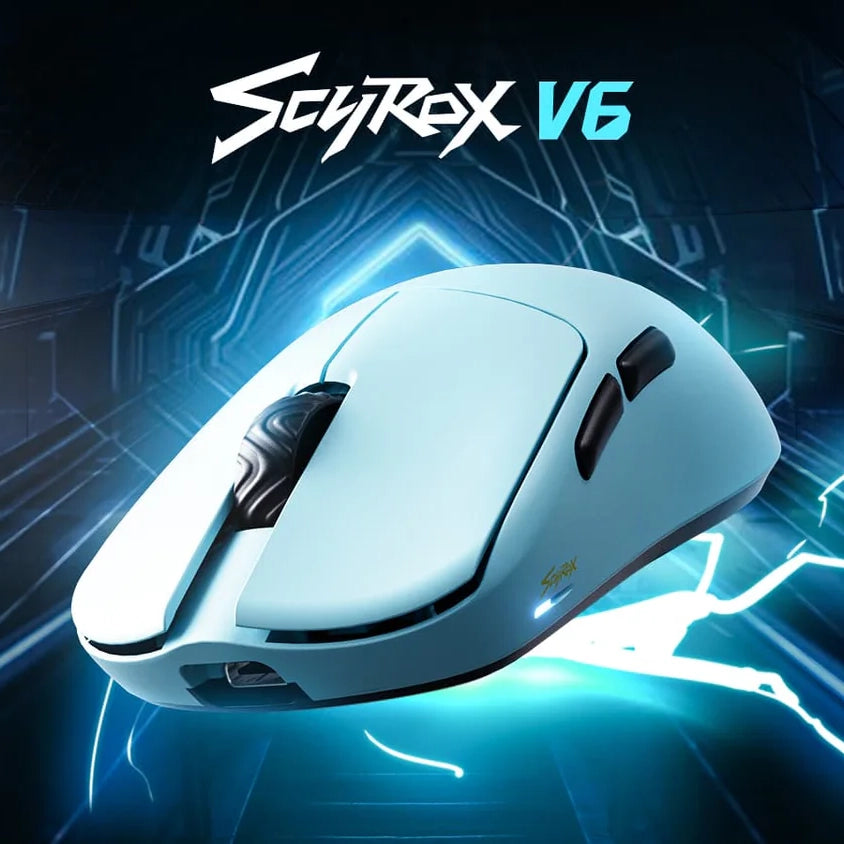 SCYROX V6 2.4GHz ワイヤレス 両対応 8K対応 40g Pixart 3950センサー