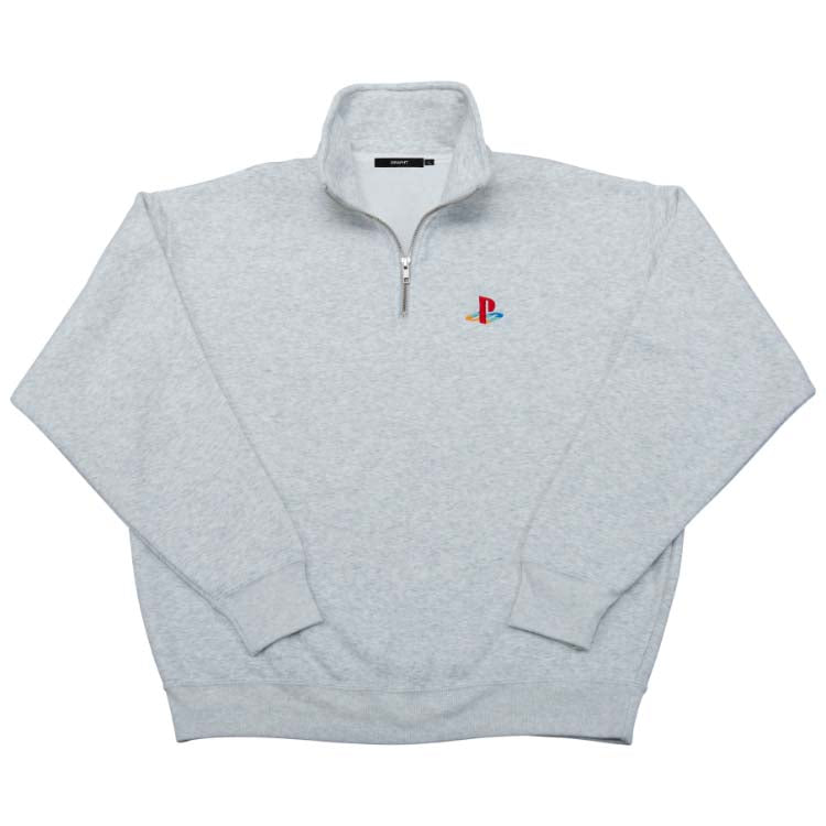 Heritage ハーフジップスウェット / PlayStation™ グレー – GRAPHT