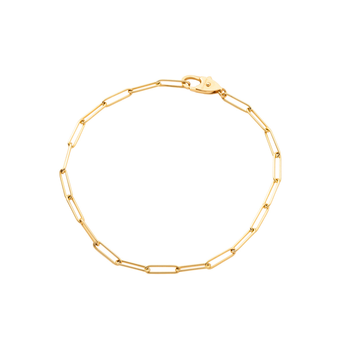 K18 ALL ABOUT BASICS ラダー チェーン ブレスレット