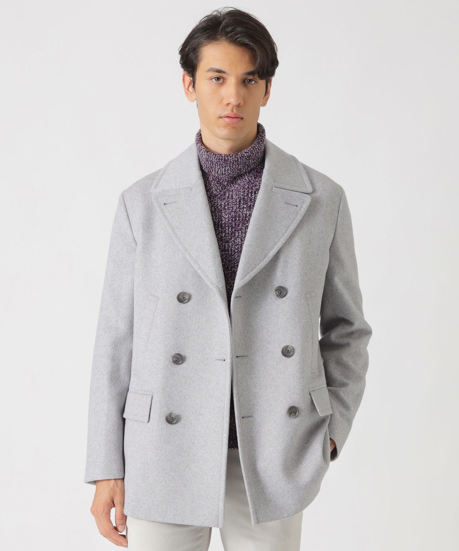 カシミヤブレンドビーバーPコート(コート)｜Paul Stuart(ポール